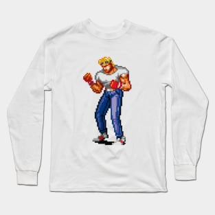 Streets of Rage Pixel Art Long Sleeve T-Shirt